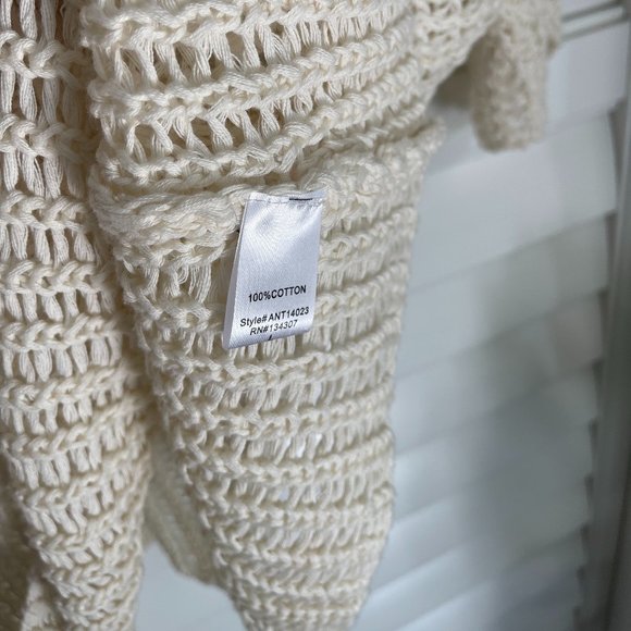 Anthropologie Lumiere Blue to White Gradient Sweater - Picture 4 of 4